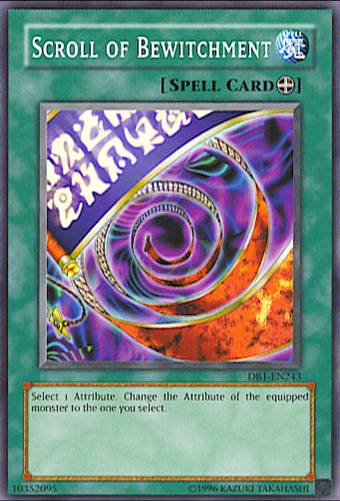 Scroll of Bewitchment [DB1-EN243] Common | Jomio and Rueliete's Cards and Comics