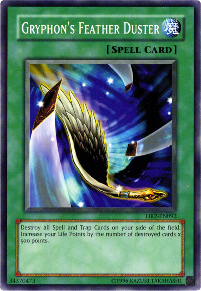 Gryphon's Feather Duster [DR2-EN092] Common | Jomio and Rueliete's Cards and Comics