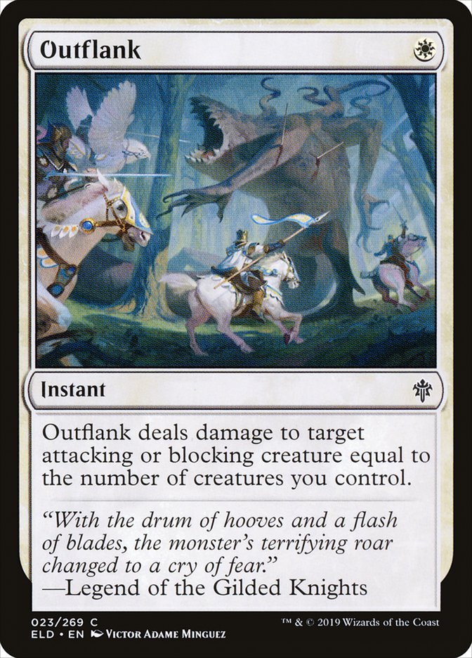 Outflank [Throne of Eldraine] | Jomio and Rueliete's Cards and Comics