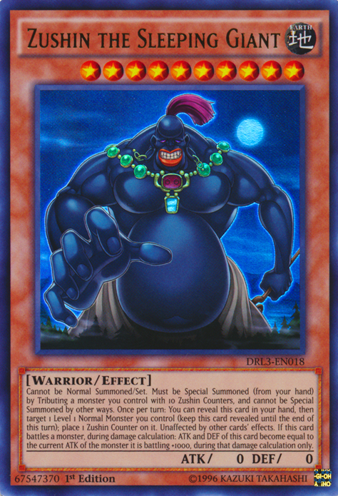 Zushin the Sleeping Giant [DRL3-EN018] Ultra Rare | Jomio and Rueliete's Cards and Comics
