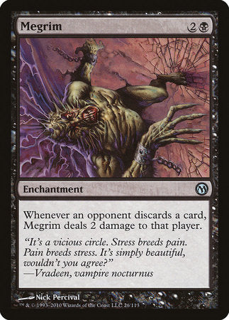 Megrim [Duels of the Planeswalkers] | Jomio and Rueliete's Cards and Comics
