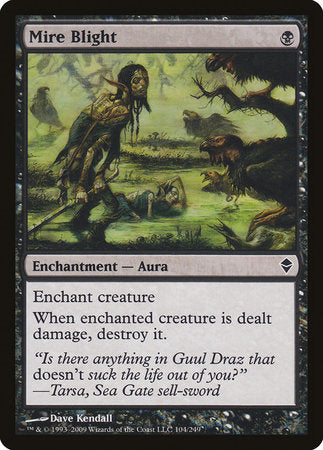 Mire Blight [Zendikar] | Jomio and Rueliete's Cards and Comics