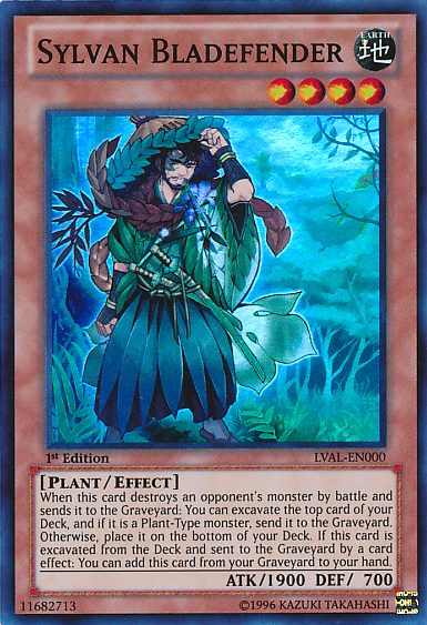 Sylvan Bladefender [LVAL-EN000] Super Rare | Jomio and Rueliete's Cards and Comics