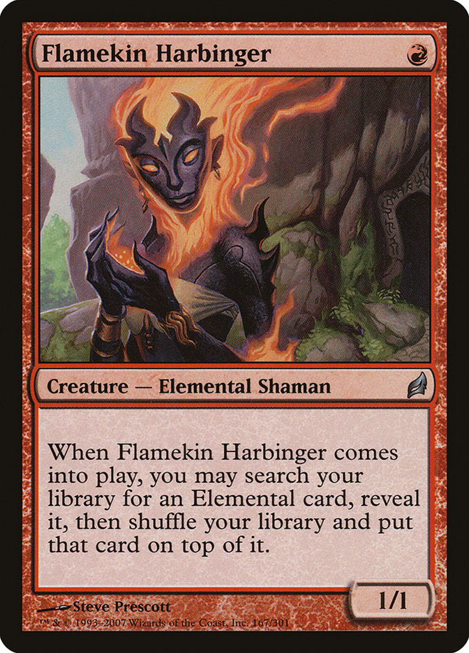 Flamekin Harbinger [Lorwyn] | Jomio and Rueliete's Cards and Comics