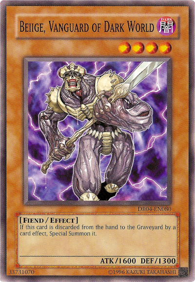 Beiige, Vanguard of Dark World [DR04-EN080] Common | Jomio and Rueliete's Cards and Comics