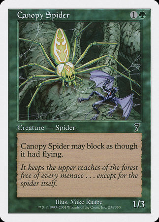 Canopy Spider [Seventh Edition] | Jomio and Rueliete's Cards and Comics