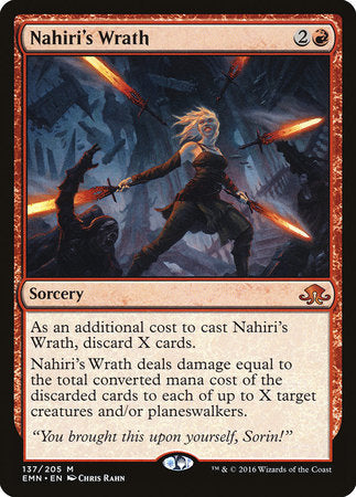 Nahiri's Wrath [Eldritch Moon] | Jomio and Rueliete's Cards and Comics