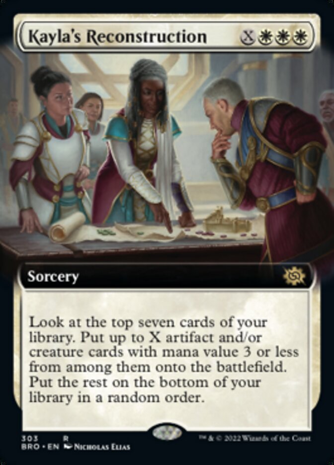Kayla's Reconstruction (Extended Art) [The Brothers' War] | Jomio and Rueliete's Cards and Comics