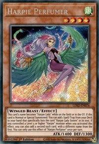Harpie Perfumer [LDS2-EN076] Secret Rare | Jomio and Rueliete's Cards and Comics