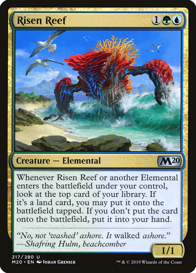 Risen Reef [Core Set 2020] | Jomio and Rueliete's Cards and Comics