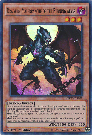 Draghig, Malebranche of the Burning Abyss [CROS-EN082] Super Rare | Jomio and Rueliete's Cards and Comics