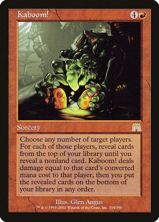 Kaboom! [Onslaught] | Jomio and Rueliete's Cards and Comics
