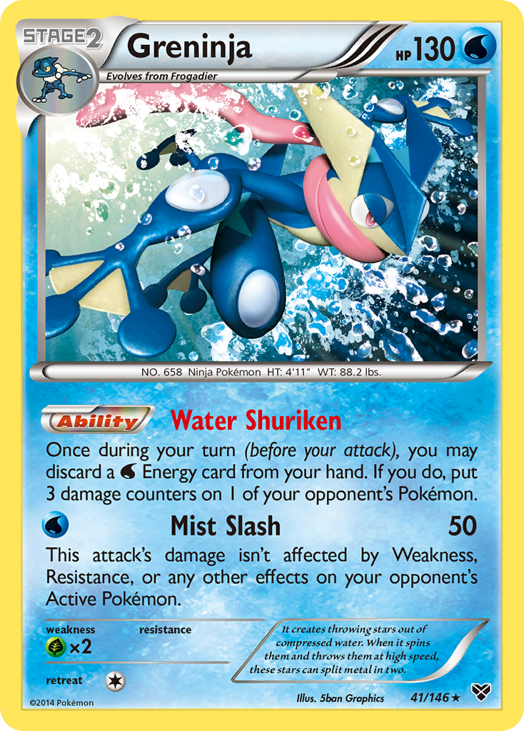 Greninja (41/146) [XY: Base Set] | Jomio and Rueliete's Cards and Comics