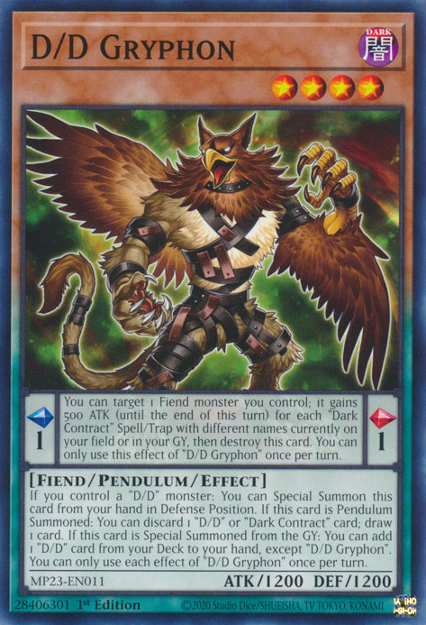 D/D Gryphon [MP23-EN011] Common | Jomio and Rueliete's Cards and Comics