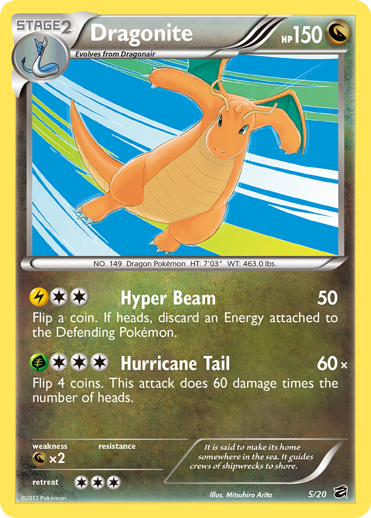 Dragonite (5/20) [Black & White: Dragon Vault] | Jomio and Rueliete's Cards and Comics