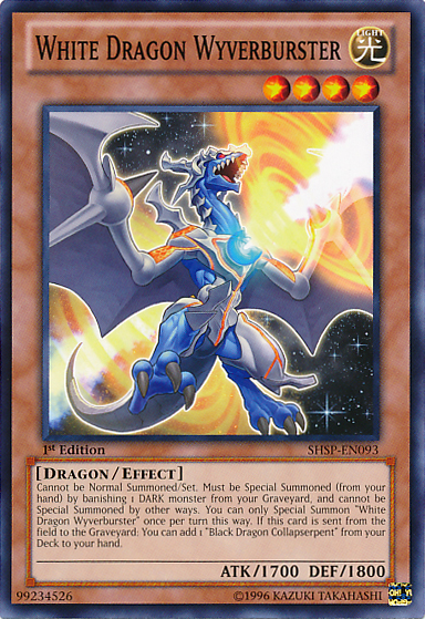 White Dragon Wyverburster [SHSP-EN093] Common | Jomio and Rueliete's Cards and Comics
