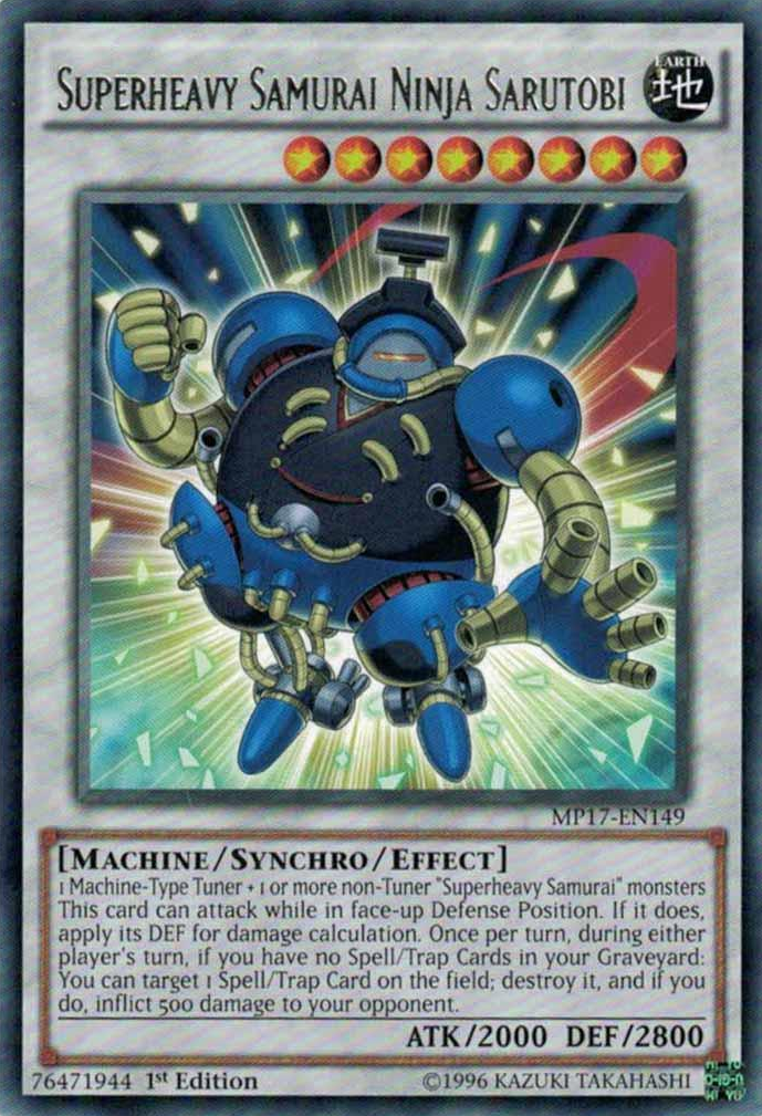 Superheavy Samurai Ninja Sarutobi [MP17-EN149] Rare | Jomio and Rueliete's Cards and Comics