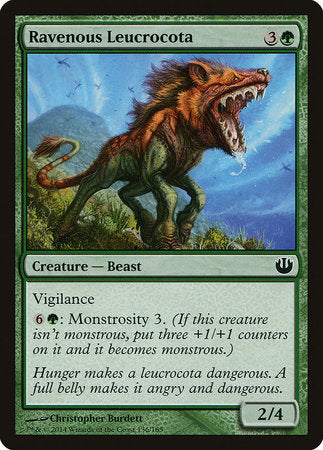 Ravenous Leucrocota [Journey into Nyx] | Jomio and Rueliete's Cards and Comics