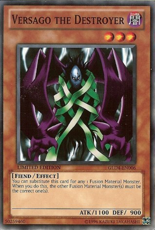 Versago the Destroyer [GLD4-EN006] Common | Jomio and Rueliete's Cards and Comics