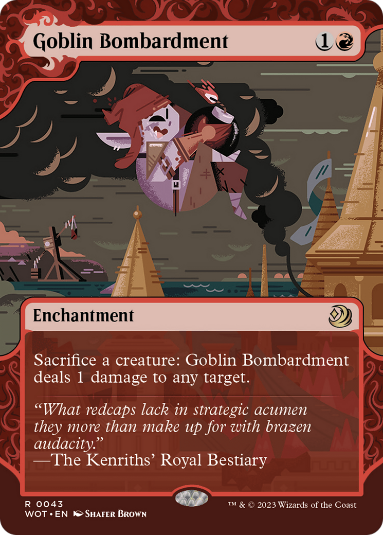 Goblin Bombardment [Wilds of Eldraine: Enchanting Tales] | Jomio and Rueliete's Cards and Comics