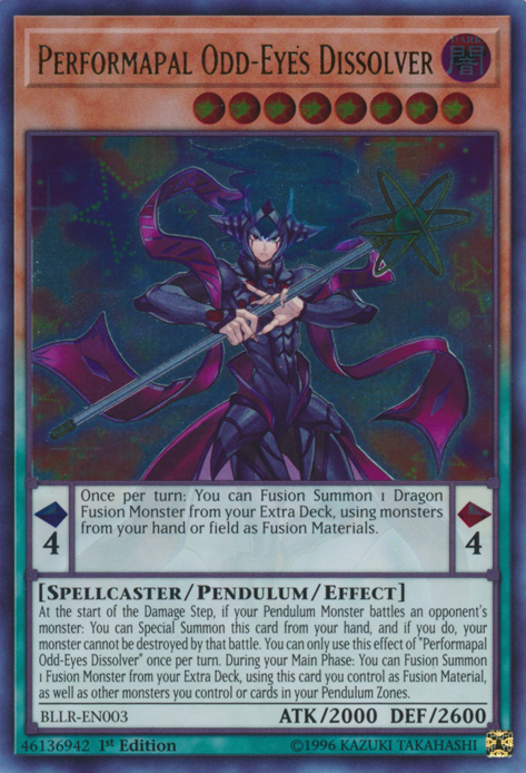 Performapal Odd-Eyes Dissolver [BLLR-EN003] Ultra Rare | Jomio and Rueliete's Cards and Comics