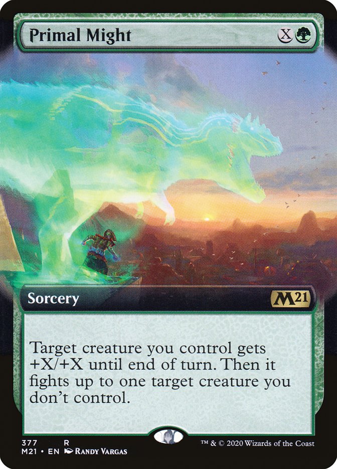 Primal Might (Extended Art) [Core Set 2021] | Jomio and Rueliete's Cards and Comics