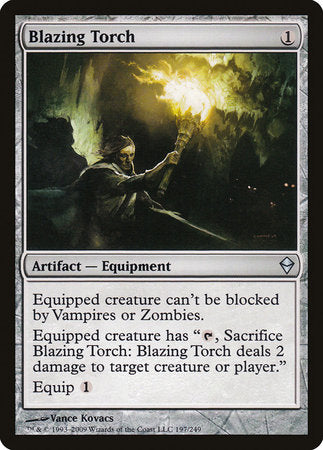 Blazing Torch [Zendikar] | Jomio and Rueliete's Cards and Comics