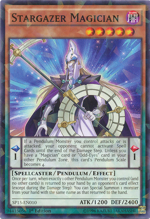Stargazer Magician [SP15-EN010] Shatterfoil Rare | Jomio and Rueliete's Cards and Comics
