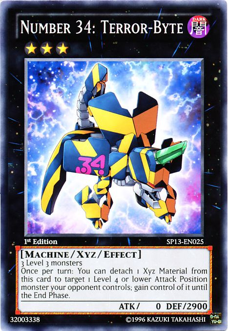 Number 34: Terror-Byte [SP13-EN025] Common | Jomio and Rueliete's Cards and Comics