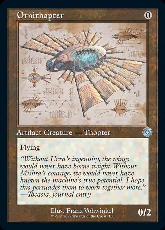 Ornithopter (Retro Schematic) [The Brothers' War Retro Artifacts] | Jomio and Rueliete's Cards and Comics