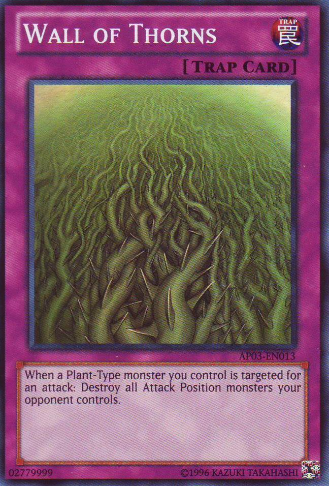 Wall of Thorns [AP03-EN013] Super Rare | Jomio and Rueliete's Cards and Comics