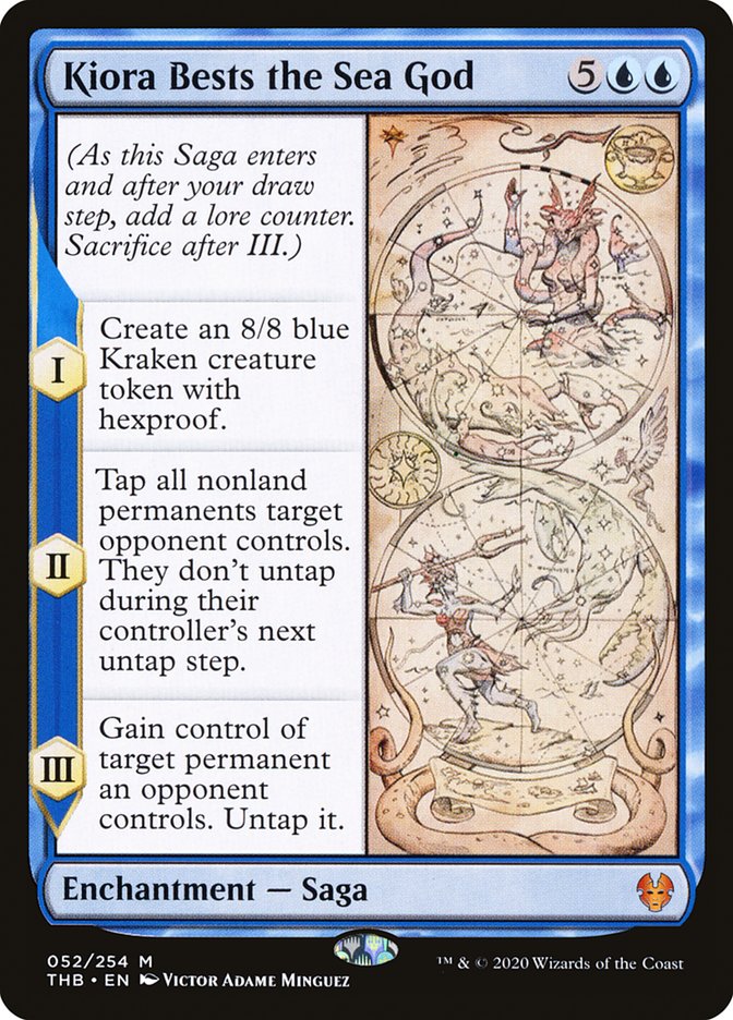 Kiora Bests the Sea God [Theros Beyond Death] | Jomio and Rueliete's Cards and Comics