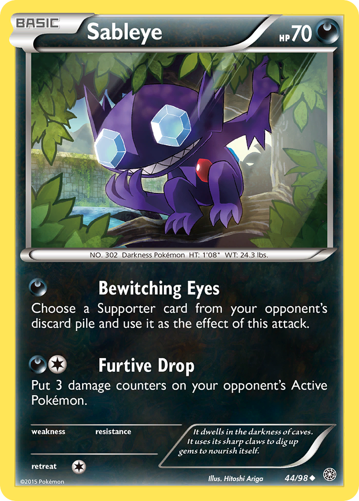 Sableye (44/98) [XY: Ancient Origins] | Jomio and Rueliete's Cards and Comics