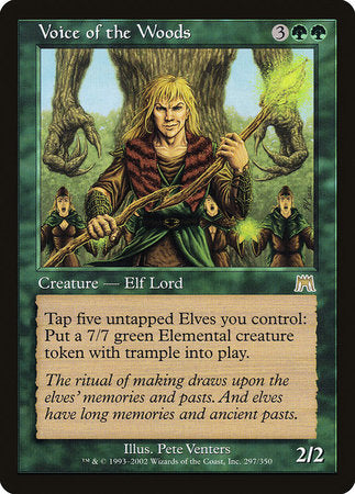 Voice of the Woods [Onslaught] | Jomio and Rueliete's Cards and Comics