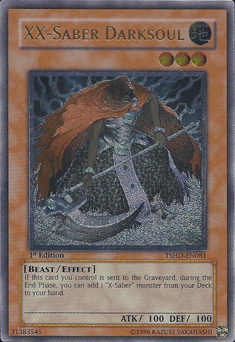 XX-Saber Darksoul (UTR) [TSHD-EN081] Ultimate Rare | Jomio and Rueliete's Cards and Comics