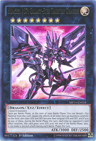 Number 107: Galaxy-Eyes Tachyon Dragon [MP14-EN024] Ultra Rare | Jomio and Rueliete's Cards and Comics