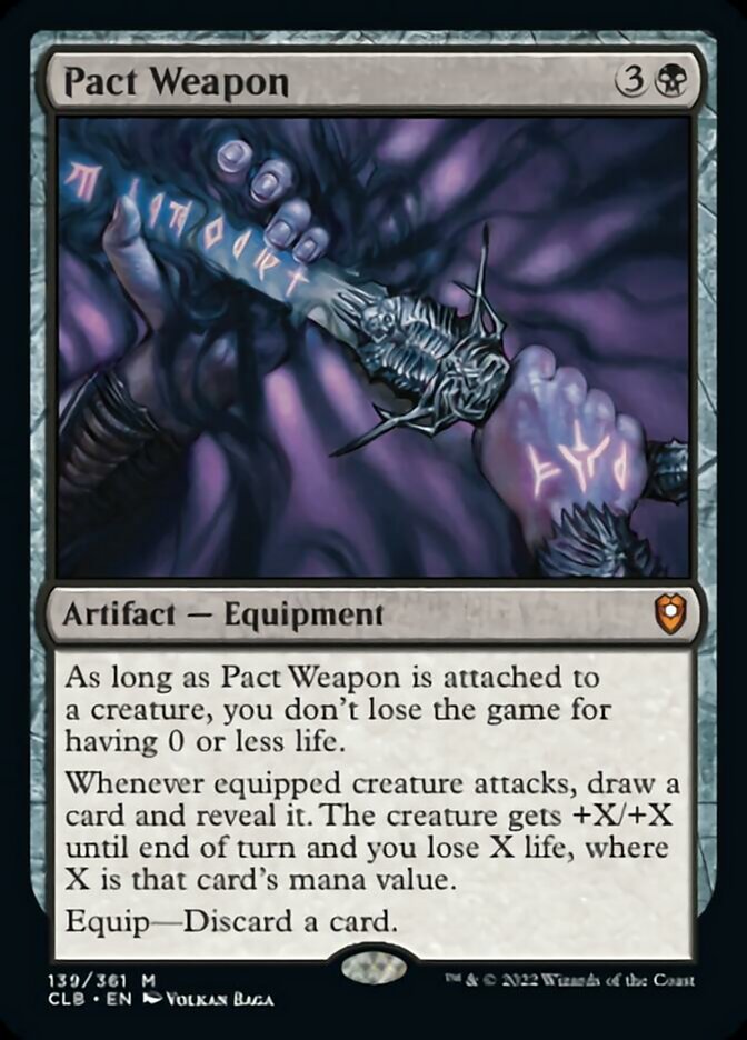 Pact Weapon [Commander Legends: Battle for Baldur's Gate] | Jomio and Rueliete's Cards and Comics