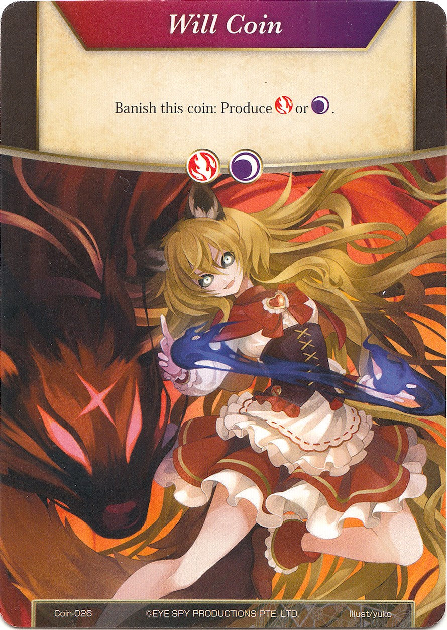 Will Coin (Coin-026) - Nyarlathotep (Coin-026) [Alice Origin II] | Jomio and Rueliete's Cards and Comics