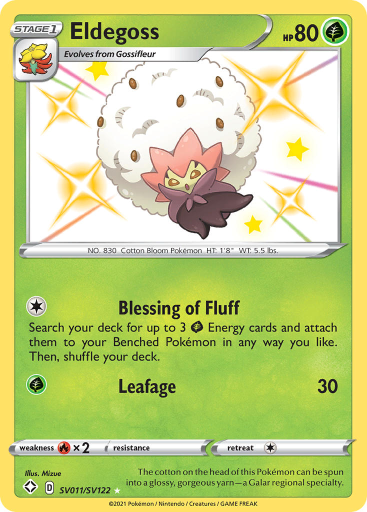 Eldegoss (SV011/SV122) [Sword & Shield: Shining Fates] | Jomio and Rueliete's Cards and Comics