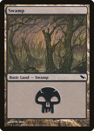 Swamp (292) [Shadowmoor] | Jomio and Rueliete's Cards and Comics