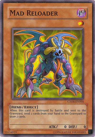 Mad Reloader (GX Tag Force 2) [GX04-EN001] Super Rare | Jomio and Rueliete's Cards and Comics