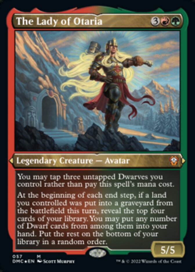The Lady of Otaria (Foil Etched) [Dominaria United Commander] | Jomio and Rueliete's Cards and Comics