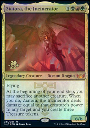 Ziatora, the Incinerator [Streets of New Capenna Prerelease Promos] | Jomio and Rueliete's Cards and Comics