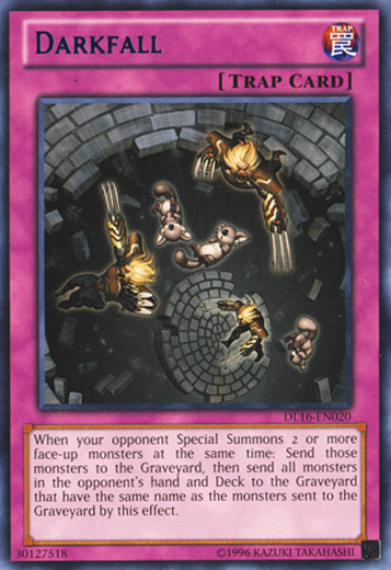 Darkfall (Blue) [DL16-EN020] Rare | Jomio and Rueliete's Cards and Comics