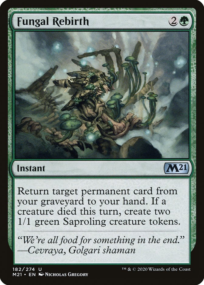 Fungal Rebirth [Core Set 2021] | Jomio and Rueliete's Cards and Comics