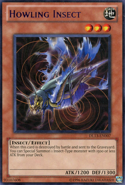 Howling Insect (Purple) [DL13-EN007] Rare | Jomio and Rueliete's Cards and Comics