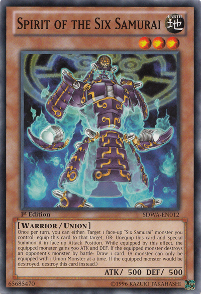 Spirit of the Six Samurai [SDWA-EN012] Common | Jomio and Rueliete's Cards and Comics
