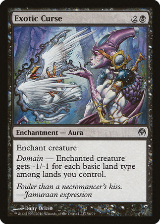 Exotic Curse [Duel Decks: Phyrexia vs. the Coalition] | Jomio and Rueliete's Cards and Comics