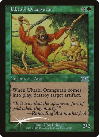 Uktabi Orangutan [Arena League 2000] | Jomio and Rueliete's Cards and Comics