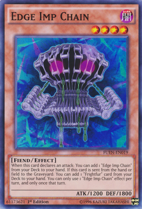 Edge Imp Chain [FUEN-EN019] Super Rare | Jomio and Rueliete's Cards and Comics